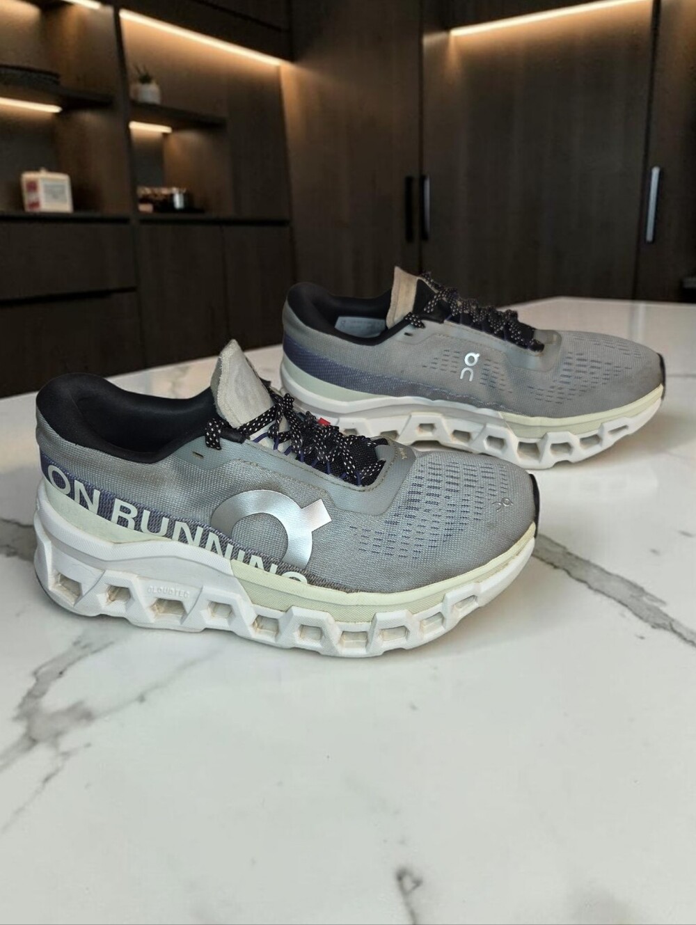 On Running Cloudmonster 2 Shoes Mineral/Aloe Athletic Sneakers Women's Size 8.5 - Picture 2 of 11